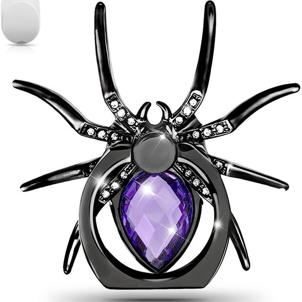❤️ Purple Spider Phone Ring Holder